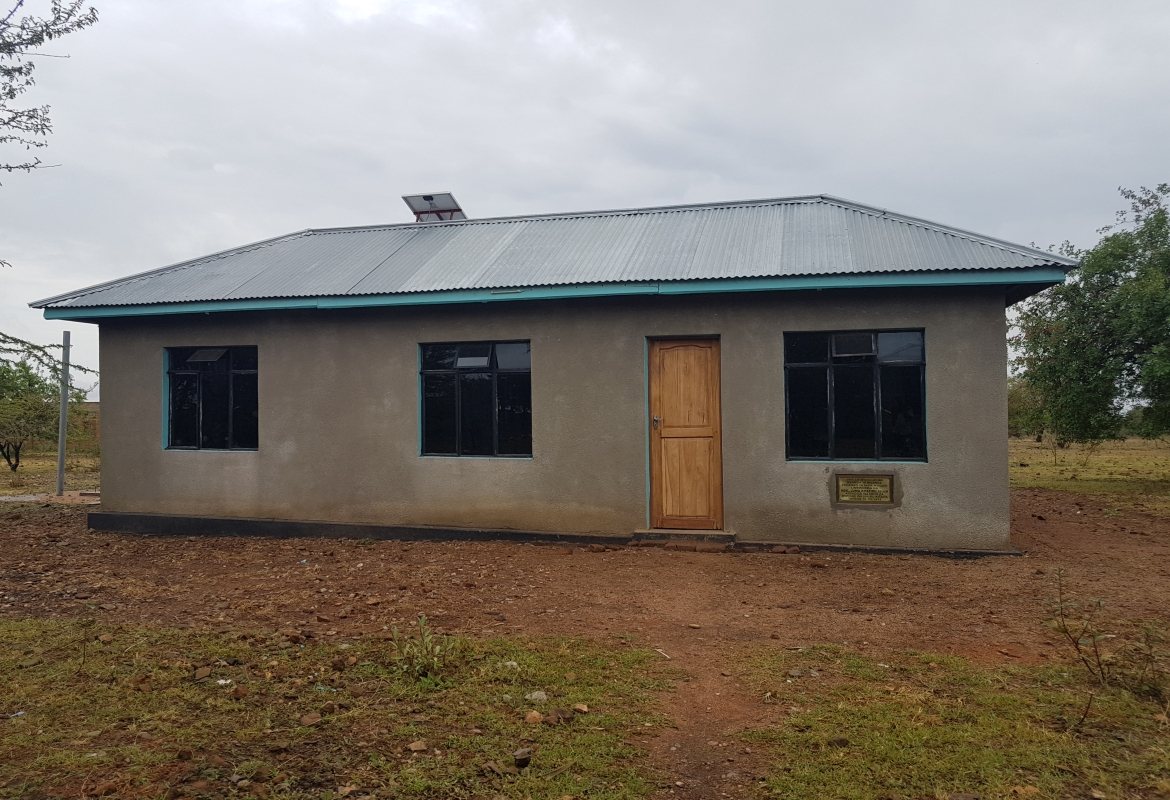 The doctors house beside the dispensary in a member village